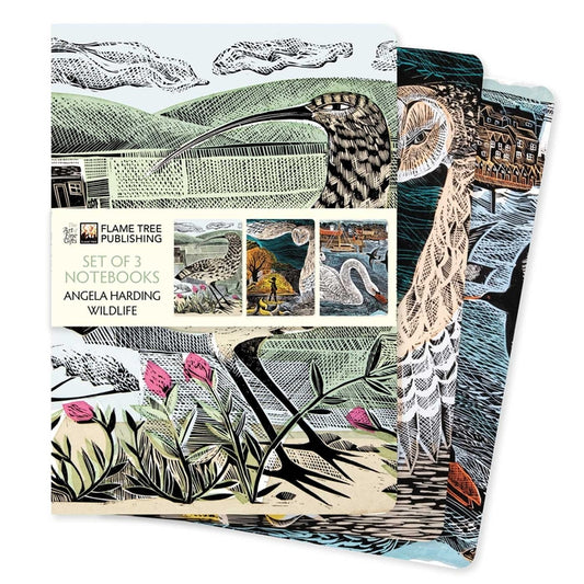Angela Harding: Wildlife Set of 3 Standard Notebooks - Ingram