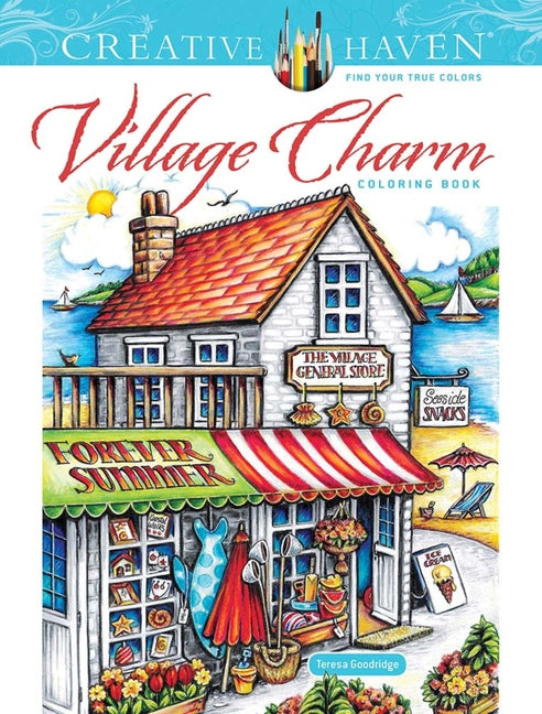 Creative Haven Village Charm Coloring Book - Ingram
